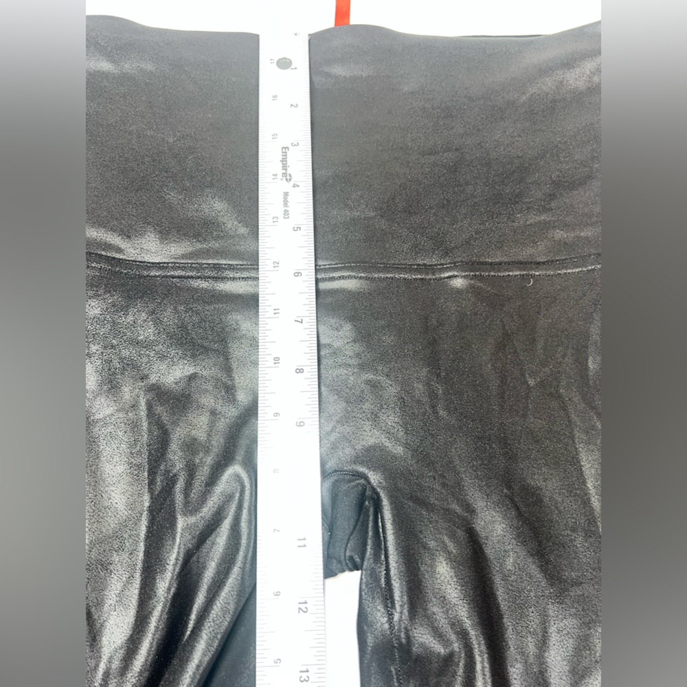 Spanx Faux Leather Plus Size 1X Black - Picture 6 of 9